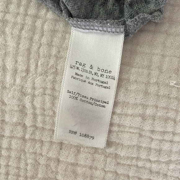 Rag and Bone Oversized Cropped Tee - Picture 4 of 4